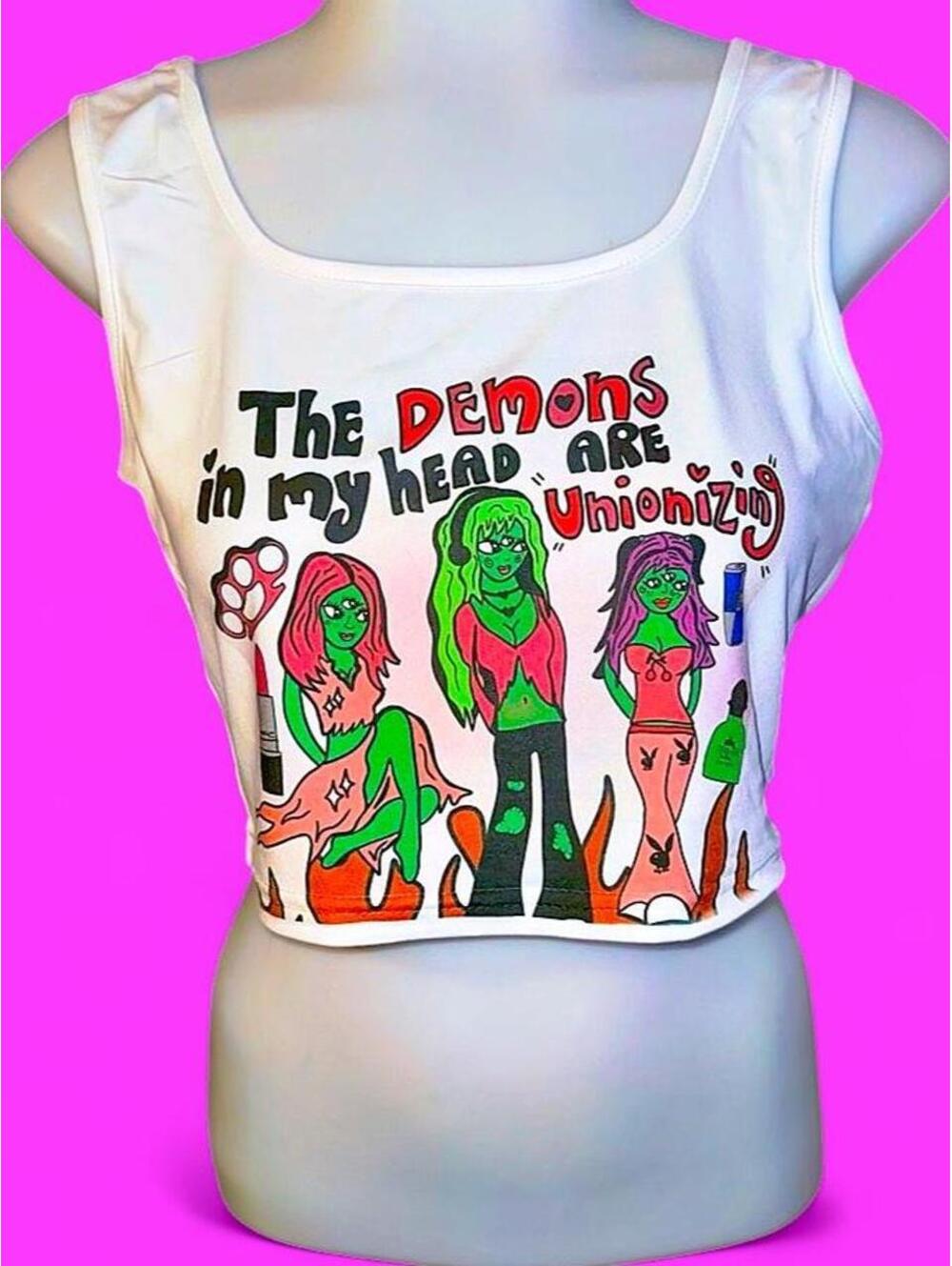 Womens Y2k Handrawn Bratz style shirt